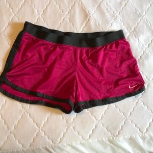 Dri fit pink workout shorts